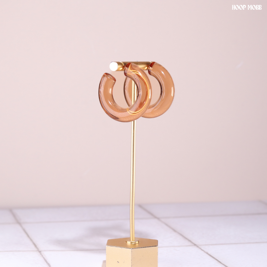JELLY HOOPS - SMALL/BROWN