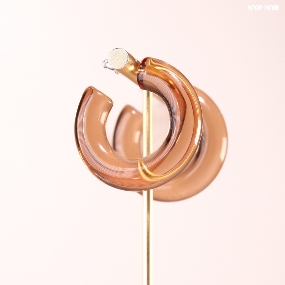 JELLY HOOPS - SMALL/BROWN