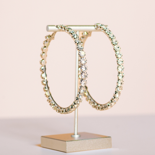 TENNIS HOOPS - LARGE - GOLD