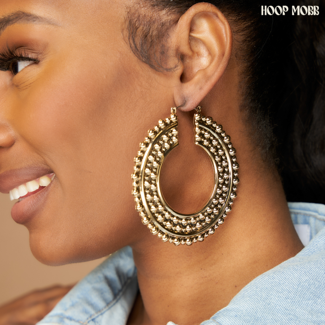 GLADIATOR HOOPS - GOLD