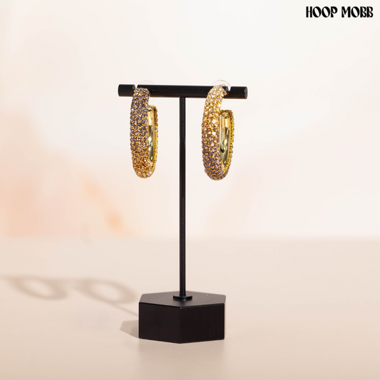 SPARKLE SUPREME HOOPS - GOLD