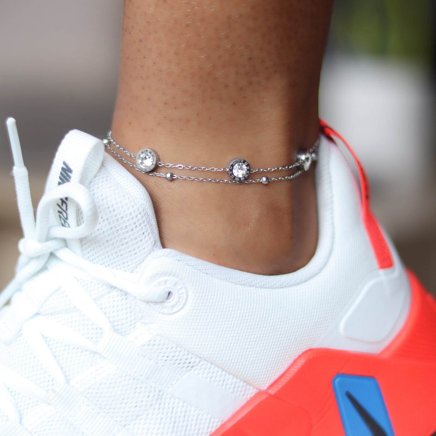 Perfect Timing Anklet - Silver