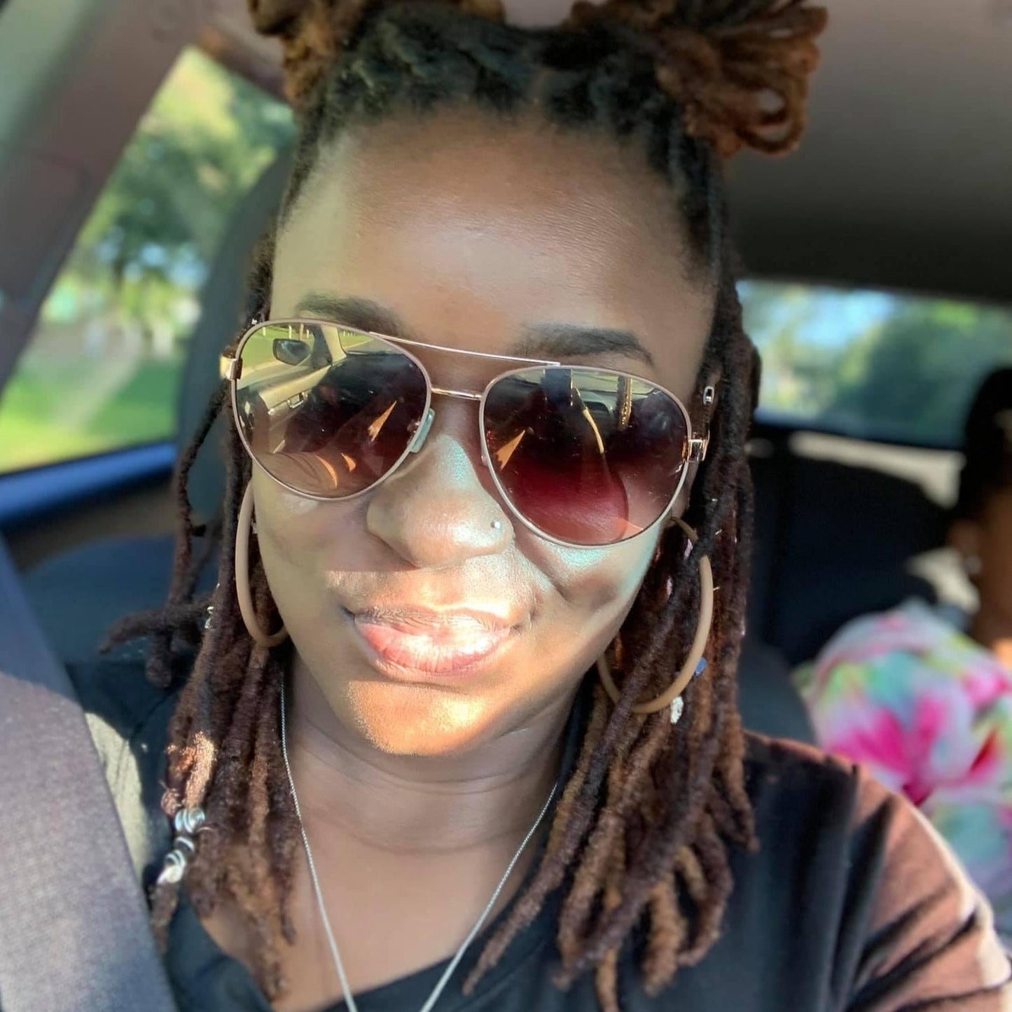 MELANATED HOOPS - WALNUT (original shade)