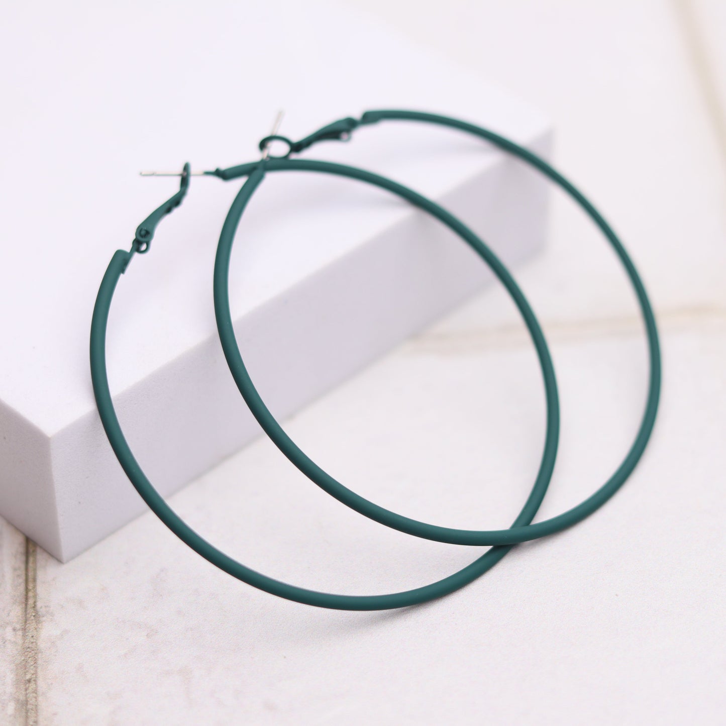 CRAYON HOOPS - HUNTER GREEN