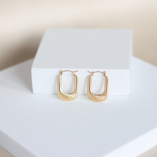 90s MAMI HOOPS - GOLD