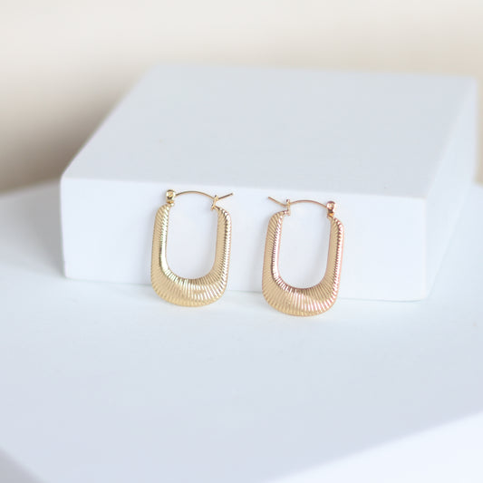 90s MAMI HOOPS - GOLD