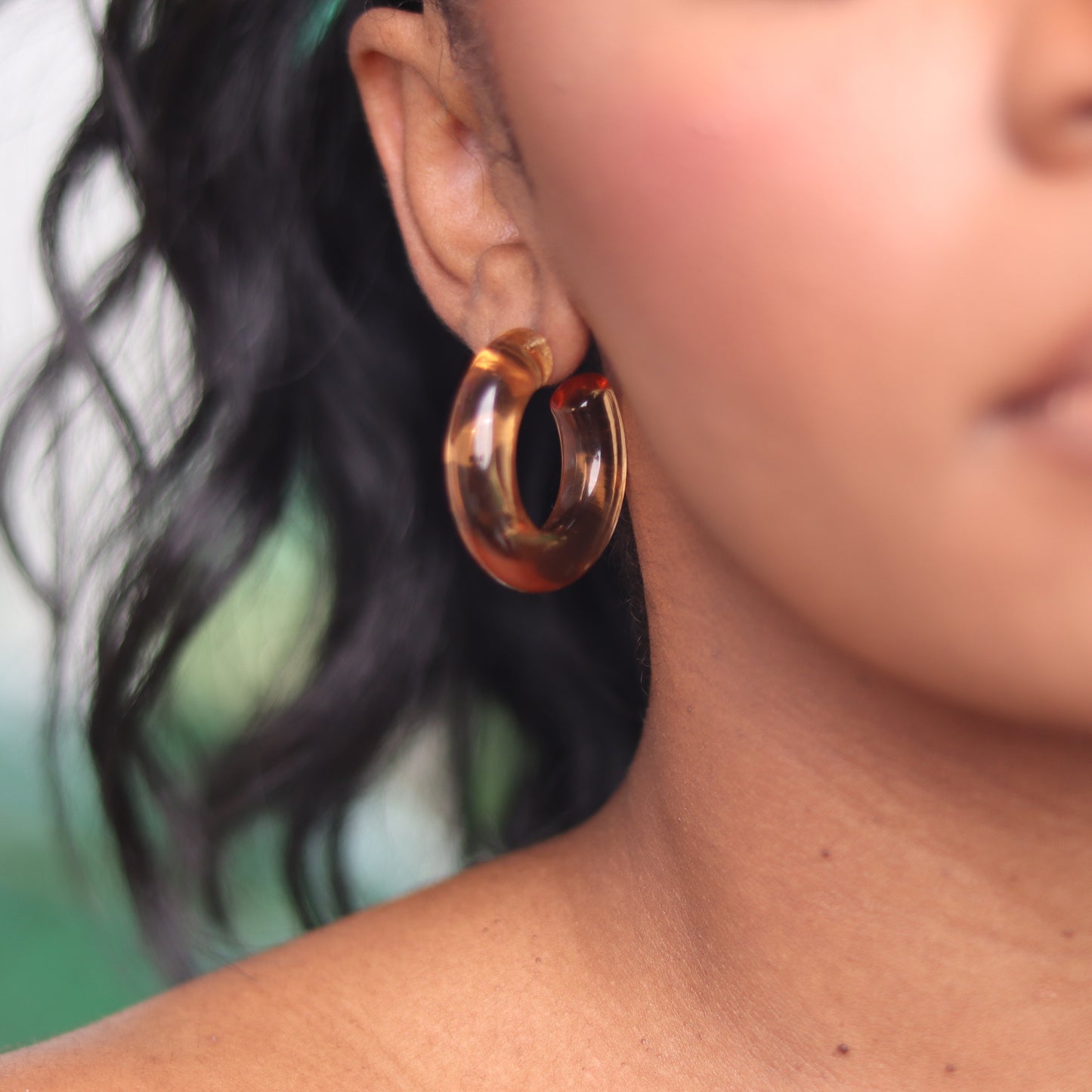 JELLY HOOPS - SMALL/BROWN