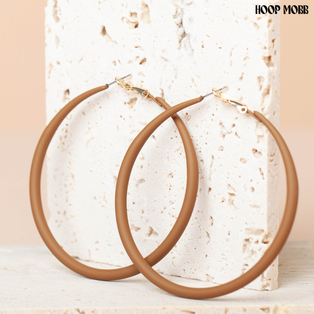 MELANATED HOOPS - WALNUT (original shade)