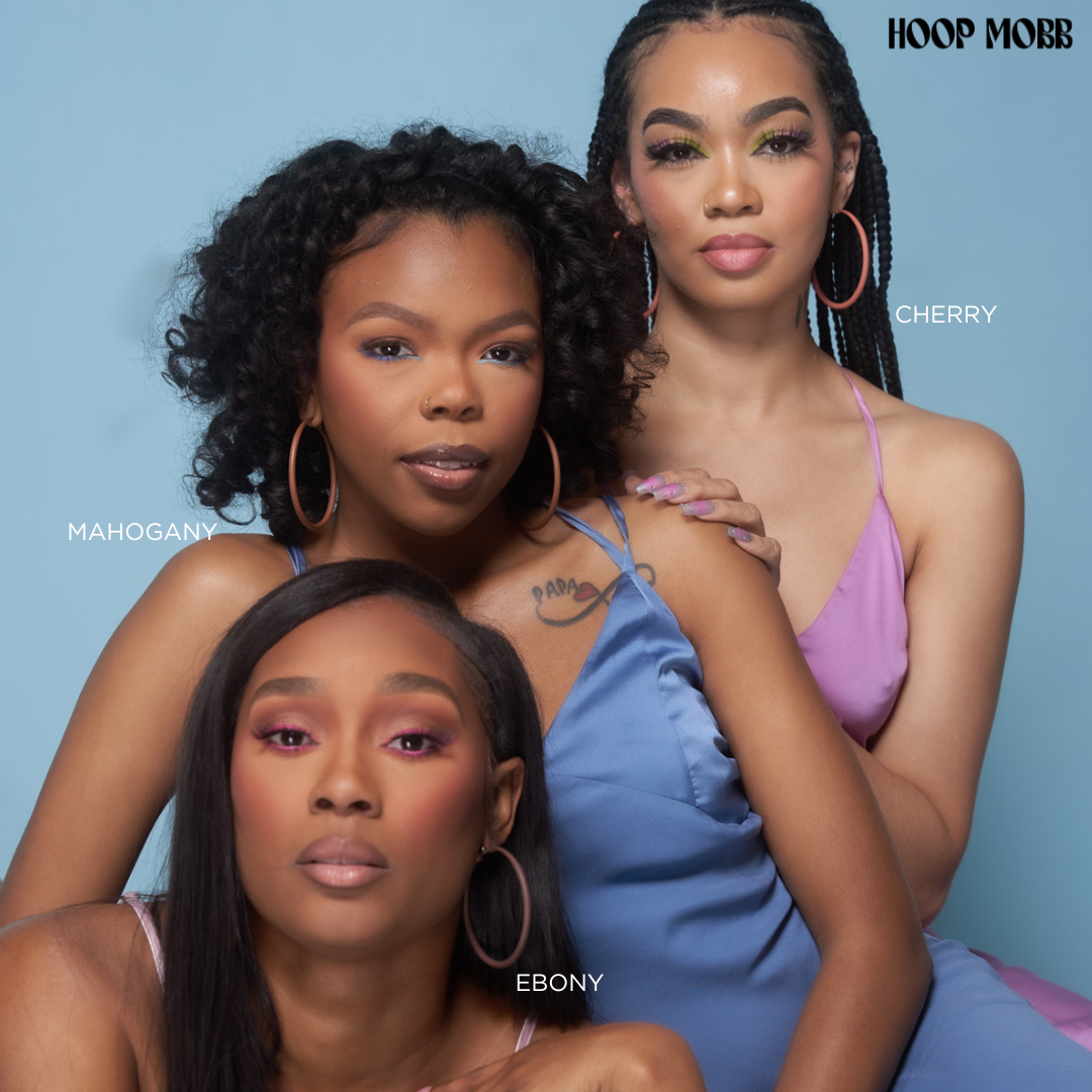 MELANATED HOOPS - WALNUT (original shade)
