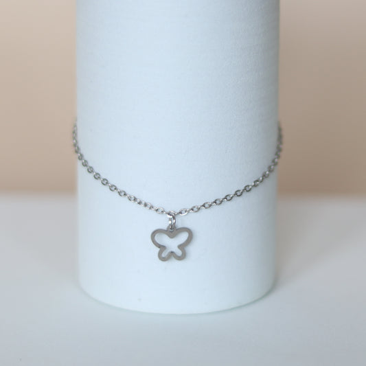butterfly anklet silver3
