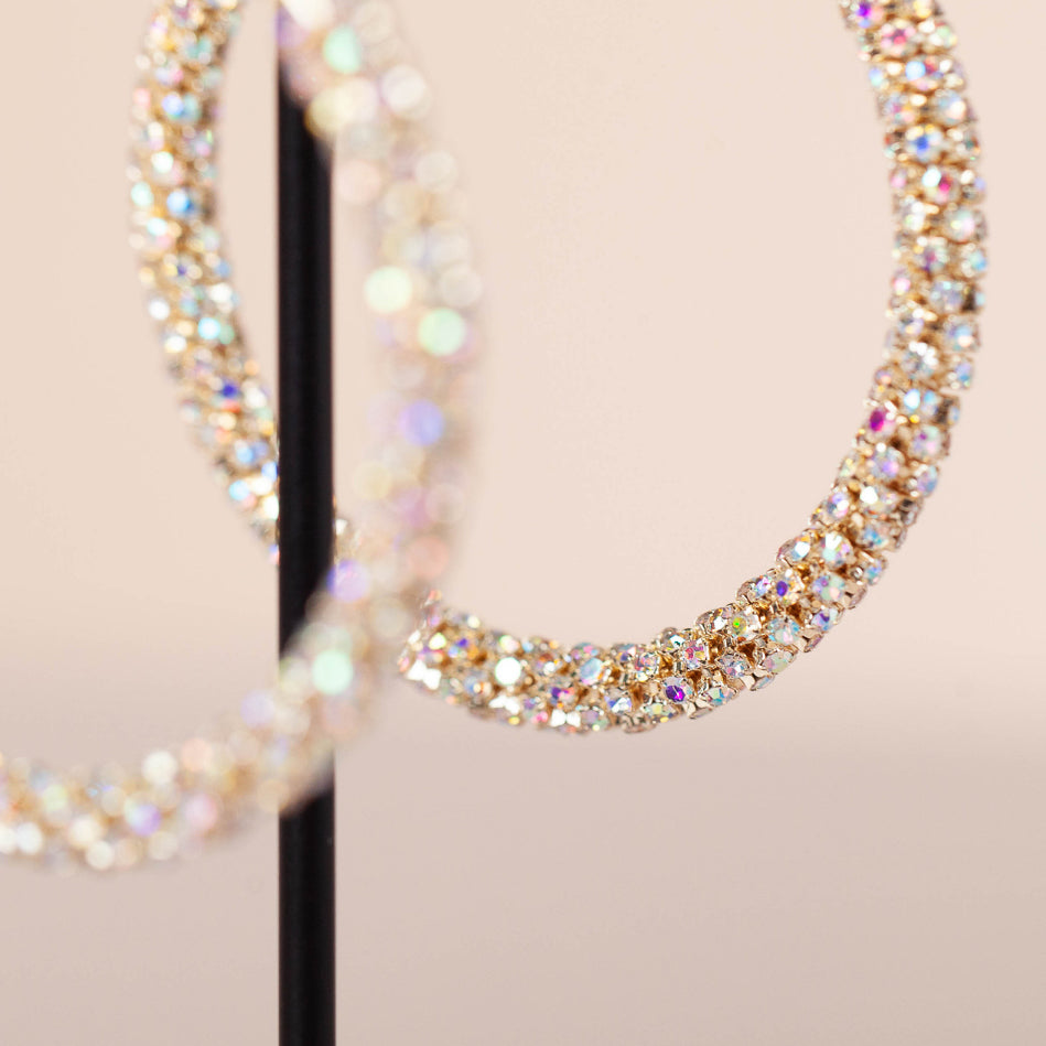 Slim Thick Twankle Hoops - Gold