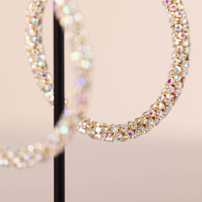 Slim Thick Twankle Hoops - Gold