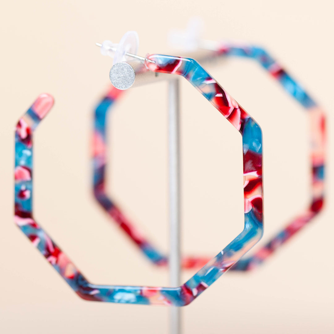 MISS LADY HOOPS - RED/BLUE