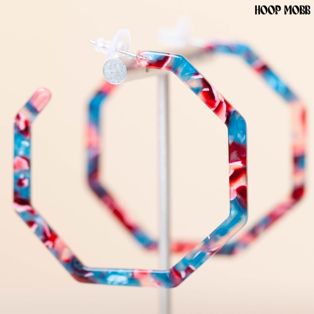 MISS LADY HOOPS - RED/BLUE