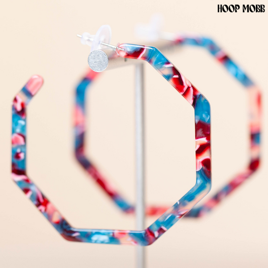 MISS LADY HOOPS - RED/BLUE