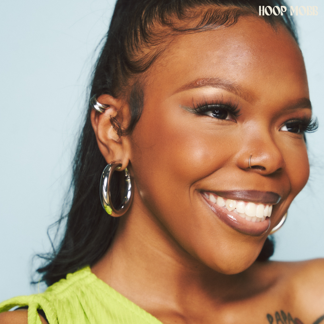 BABY FAT MINI HOOPS - SILVER