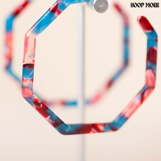 MISS LADY HOOPS - RED/BLUE