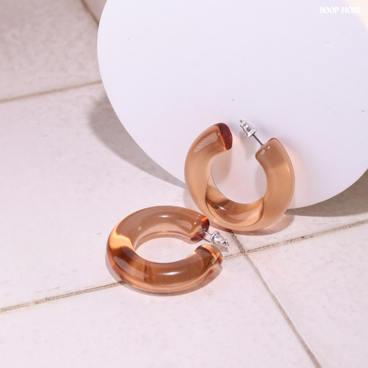JELLY HOOPS - SMALL/BROWN