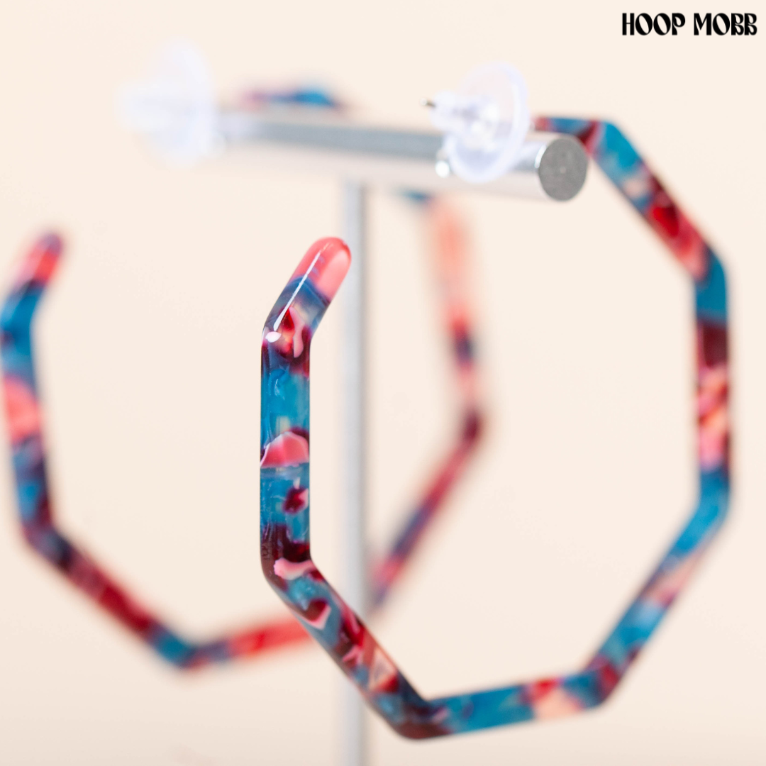 MISS LADY HOOPS - RED/BLUE