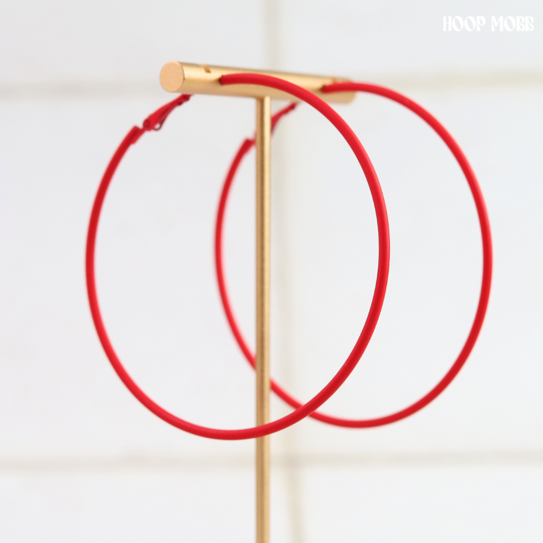CRAYON HOOPS - RED