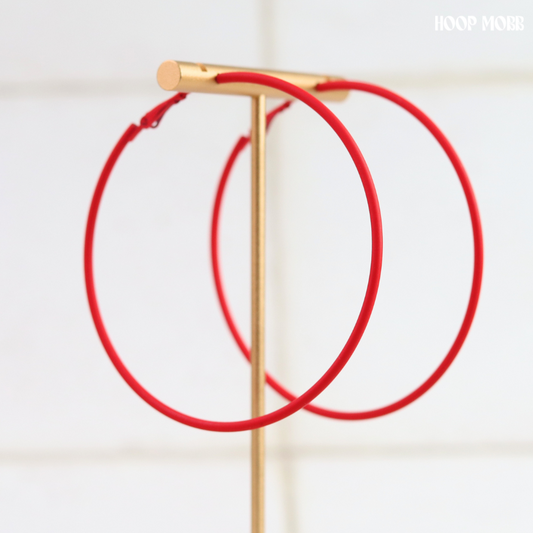 CRAYON HOOPS - RED