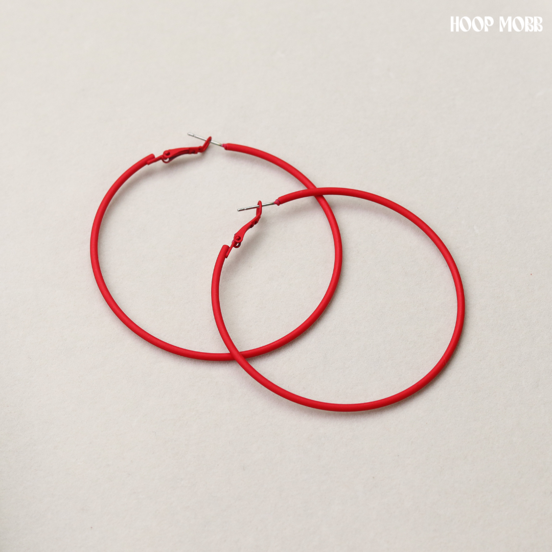 CRAYON HOOPS - RED
