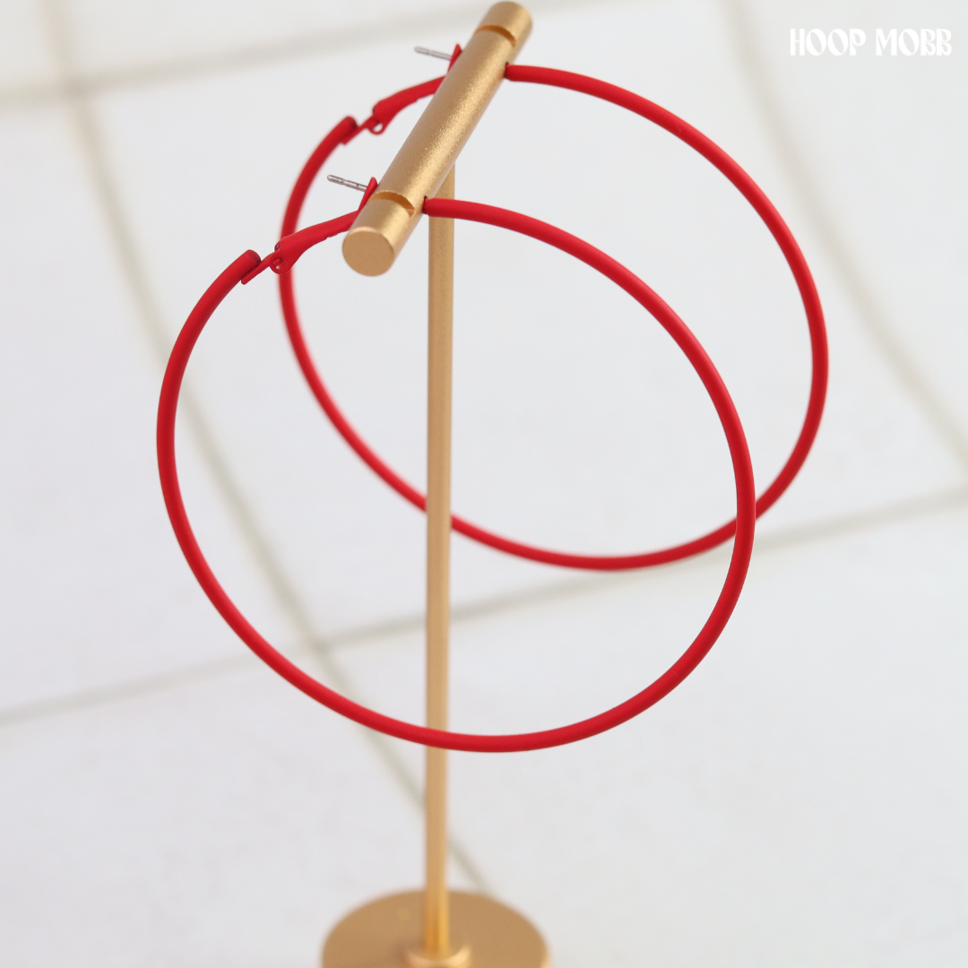 CRAYON HOOPS - RED