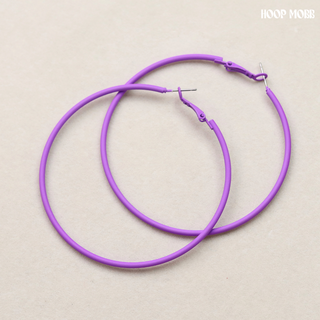 CRAYON HOOPS - PURPLE