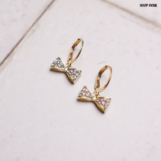 Betty Bow Hoops - Gold