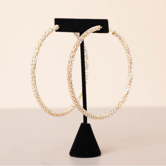 SLIM THICK TWANKLE HOOPS - GOLD/JUMBO