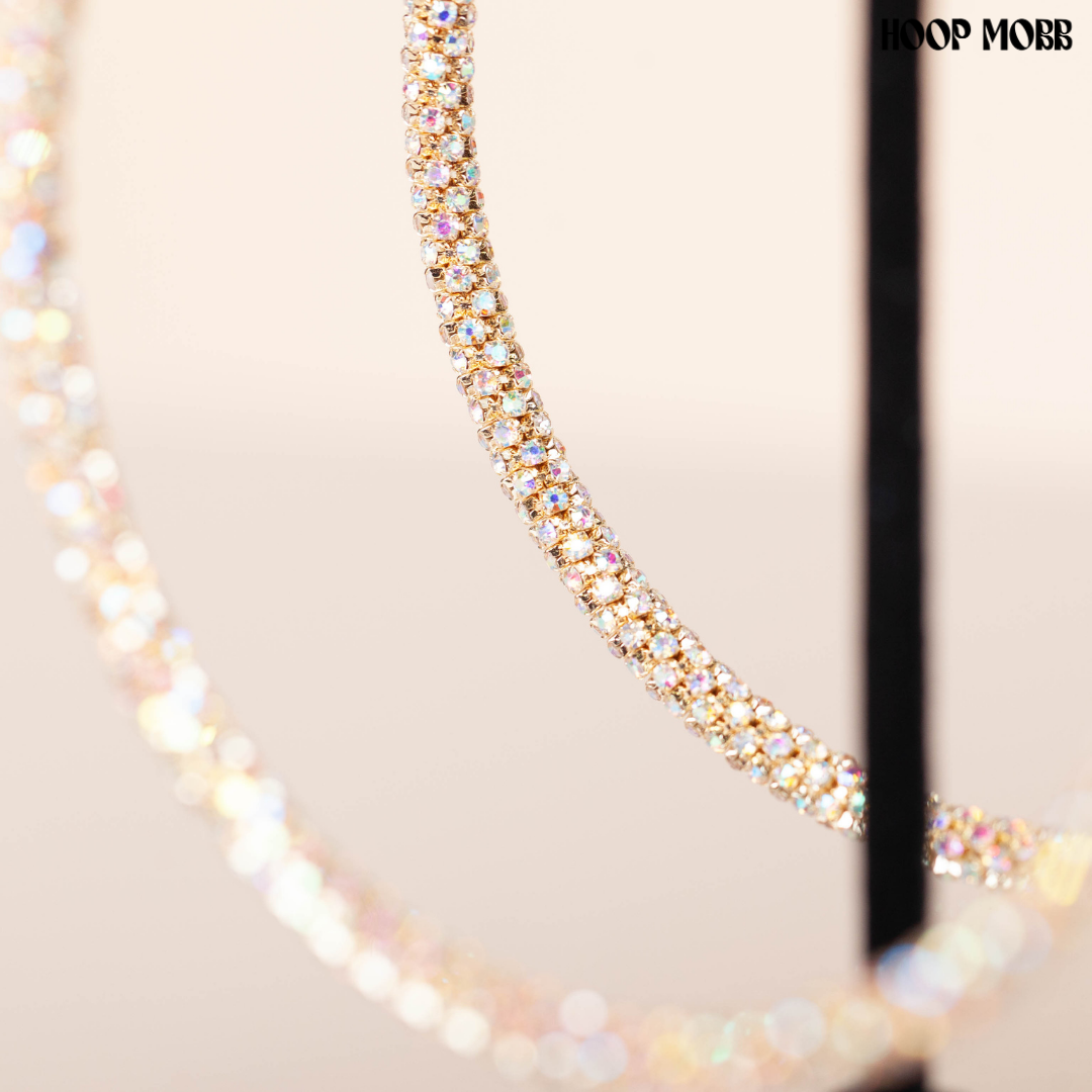 SLIM THICK TWANKLE HOOPS - GOLD/JUMBO