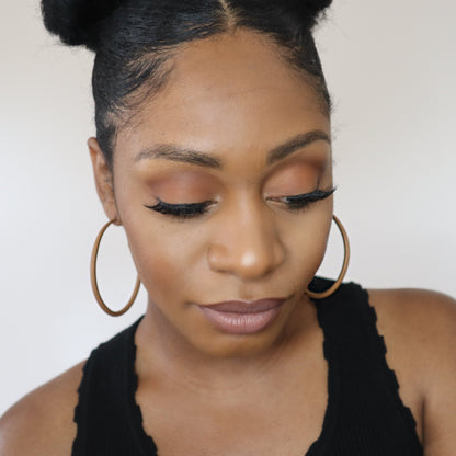 MELANATED HOOPS - WALNUT (original shade)