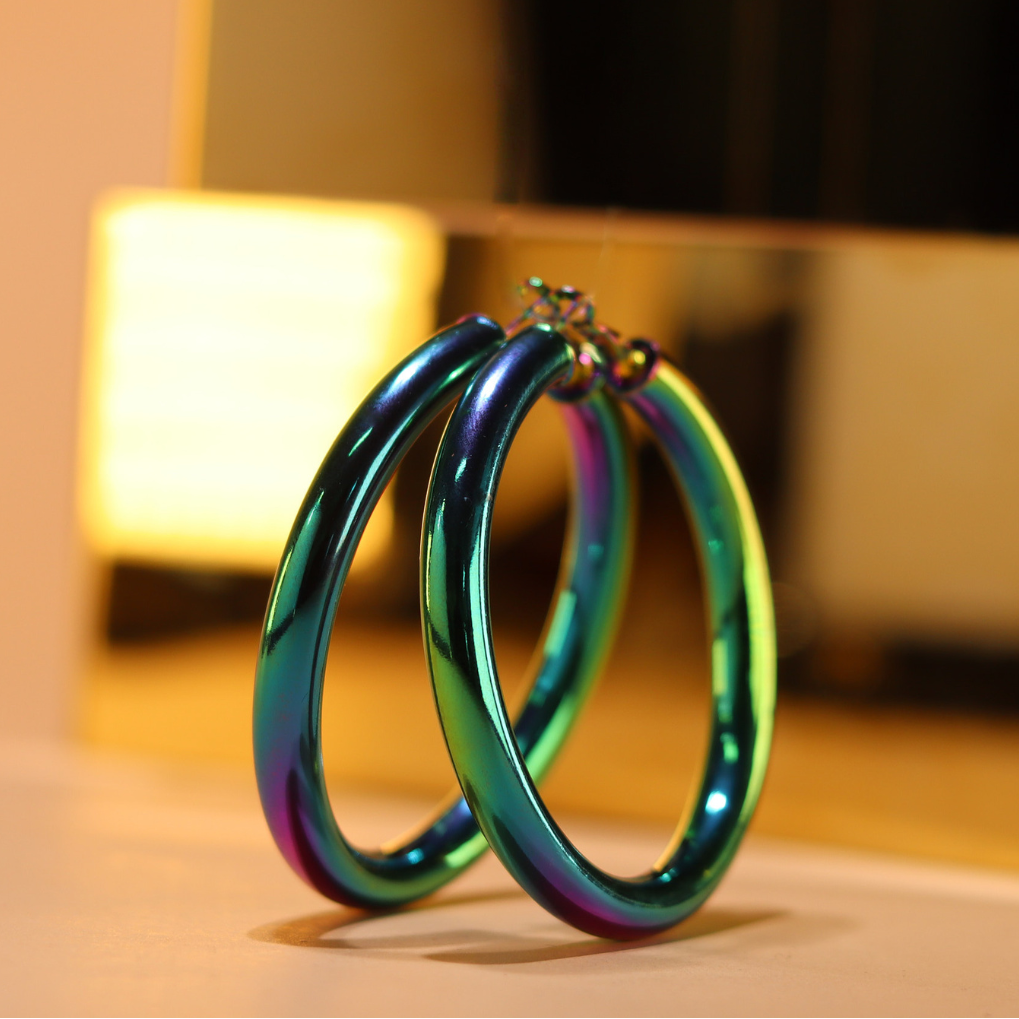 BABY FAT HOOPS - GALAXY