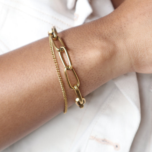 Linked Bracelet - Gold