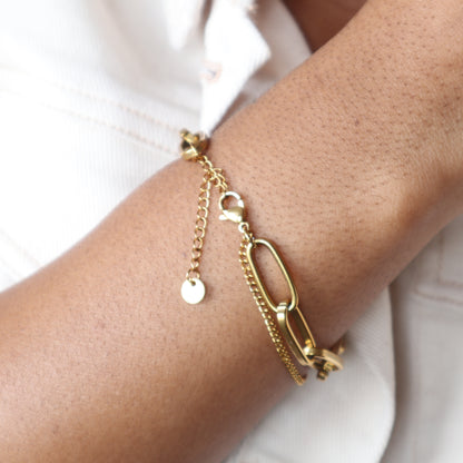 Linked Bracelet - Gold