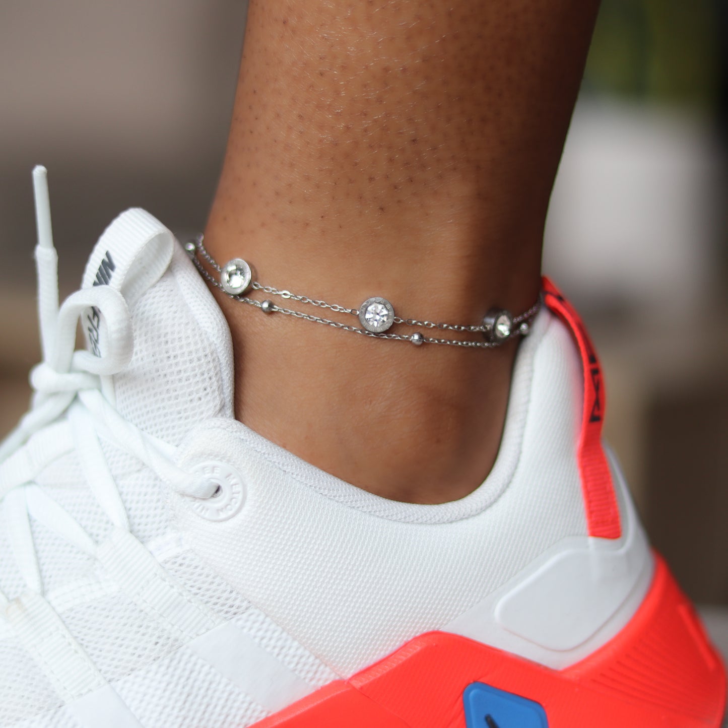 Perfect Timing Anklet - Silver
