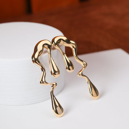 MERCURY EARRINGS - GOLD
