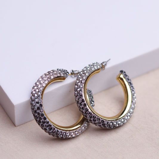 SPARKLE SUPREME HOOPS - BLACK