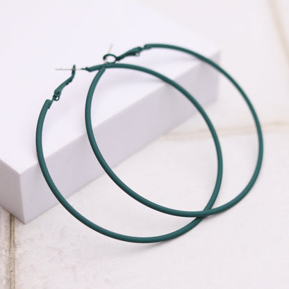 CRAYON HOOPS - HUNTER GREEN