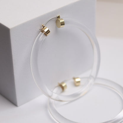 NATURE GIRL HOOPS - WATER