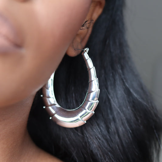 Ladies Choice Hoops - Silver