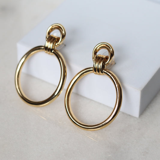 Knot Today Earrings - Gold