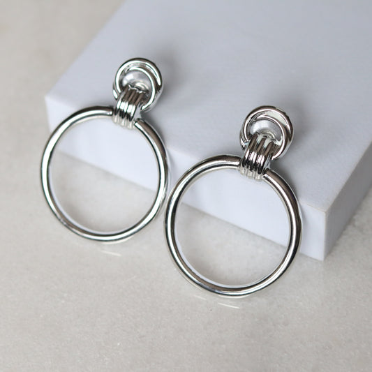 Knot Today Earrings - Silver