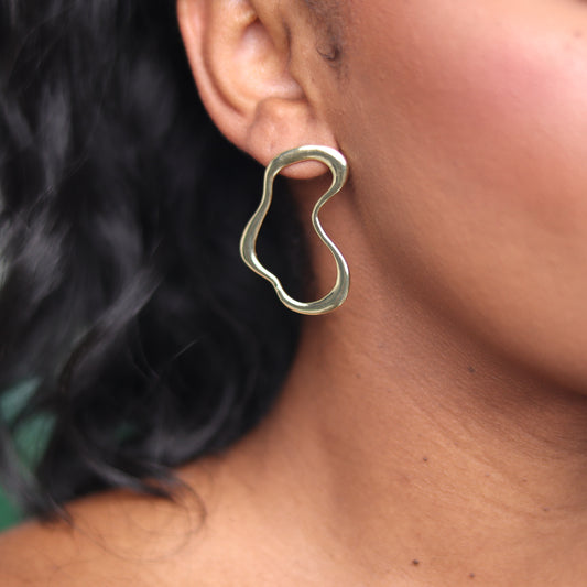 Free Flow Earrings - Gold