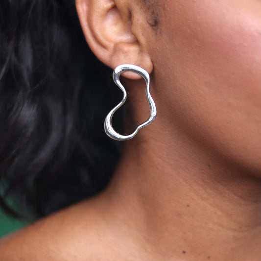 Free Flow Earrings - Silver