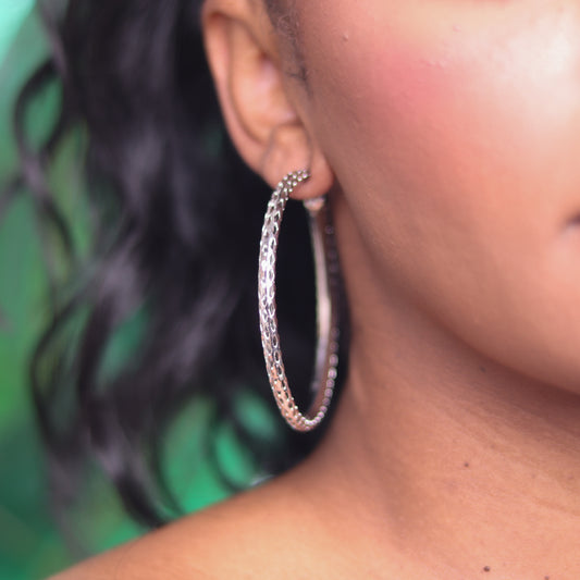 AIRY HOOPS - SILVER