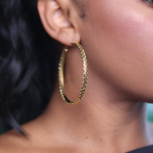 AIRY HOOPS - GOLD