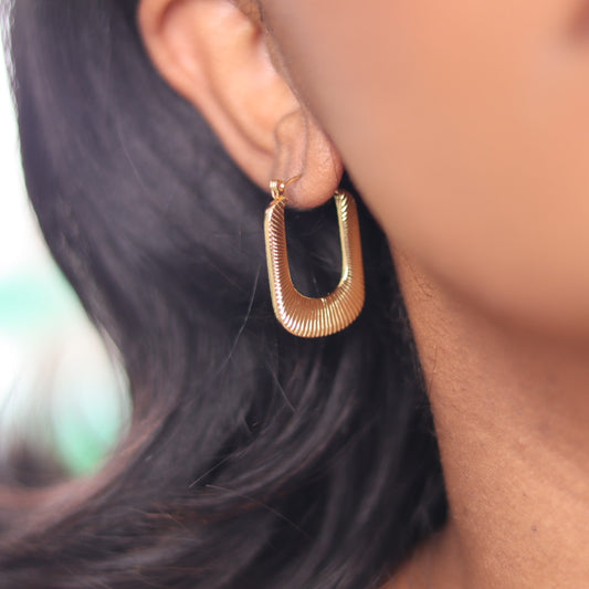 90s MAMI HOOPS - GOLD