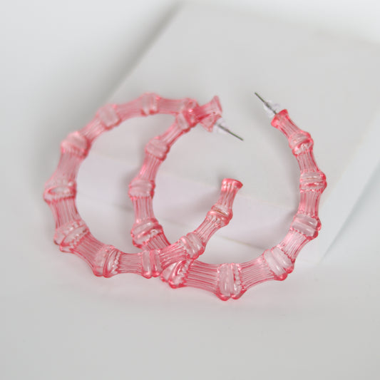 LIQUID BAMBOO HOOPS - PINK
