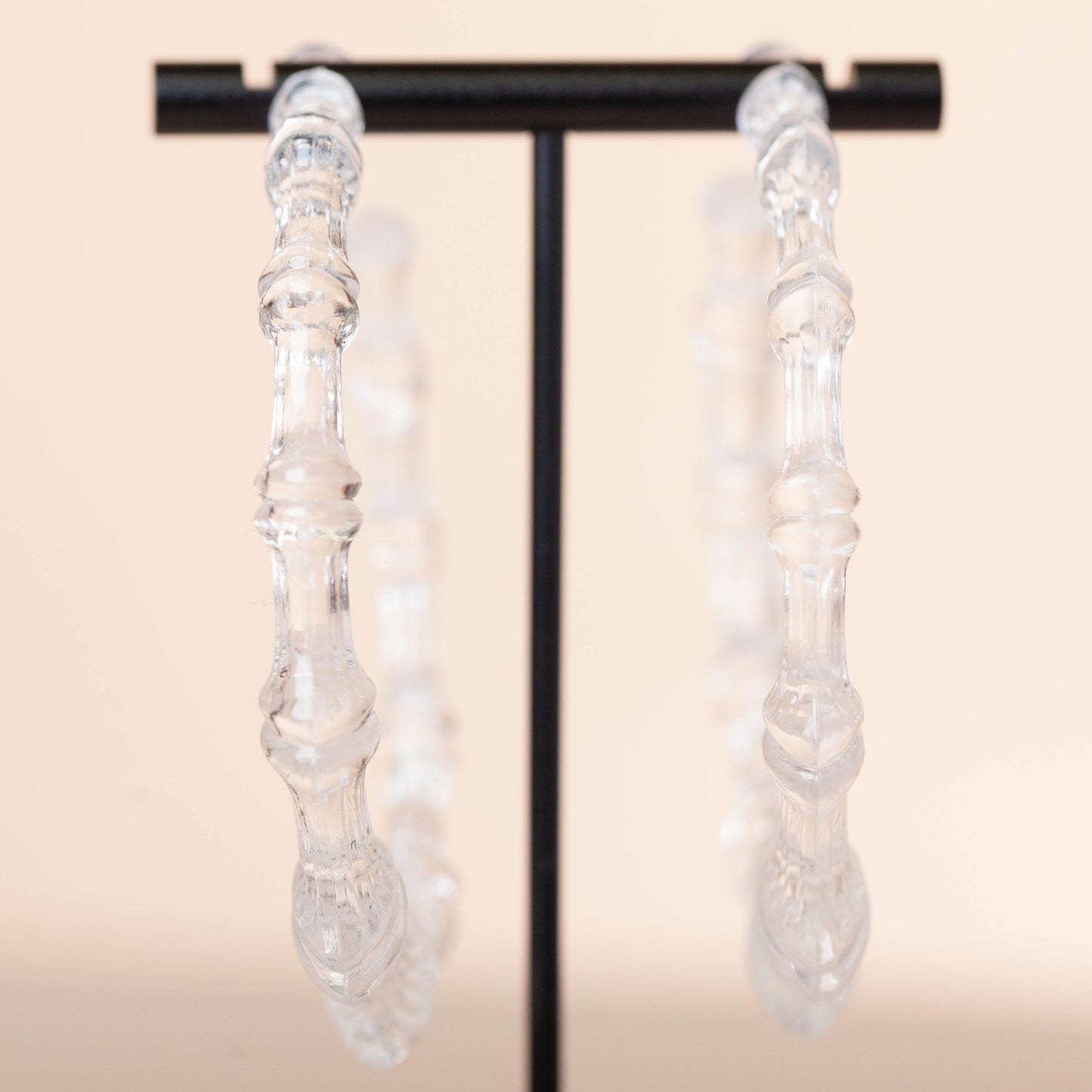 LIQUID BAMBOO HOOPS - LARGE - CLEAR